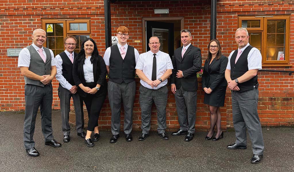 The team of Howard Chadwick Funeral Services.